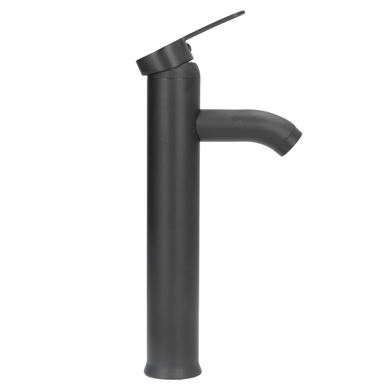 Black Faucet Bathroom G1/2 Stainless Steel Easy Control Matte Black