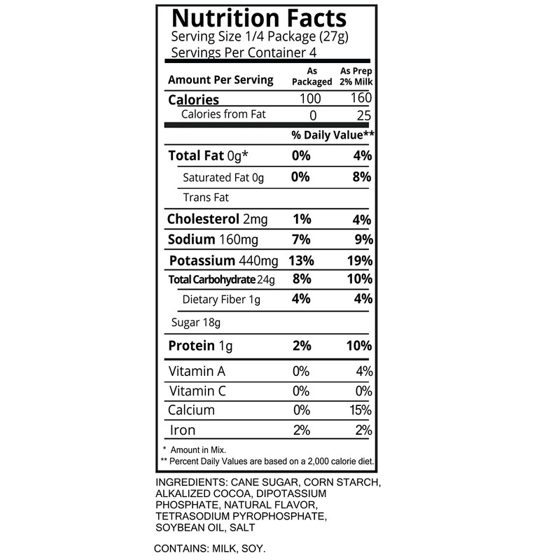 Simple Mixes Natural Instant Pudding Mix, Chocolate, 3.4 Ounce, Pack