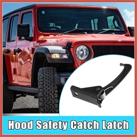 ACROPIX Hood Safety Catch Latch Front Hood Safety Lock Hook 55395654AA for Jeep Wrangler 2007-2017 3.6L 3.8L for Jeep Wrangler JK 2018 3.6L Car Parts