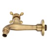 Vintage Solid Brass Single Handle Faucet for Washing Machine Wall