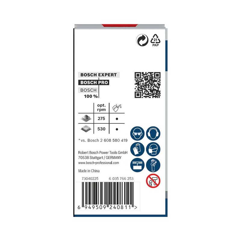 Bosch 1 x Pro Sheet Metal Power Change Plus Hole