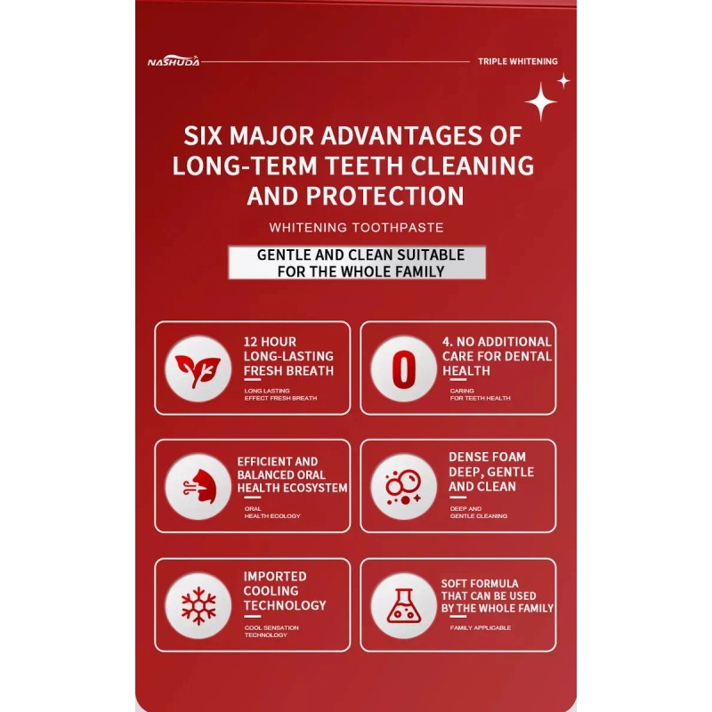 2pcs Sp8 Pasta De Dientes Blanqueadora Cepillos Dentales