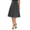 Urban CoCo Women's A-Line Elastic High Waist Flare Work Midi