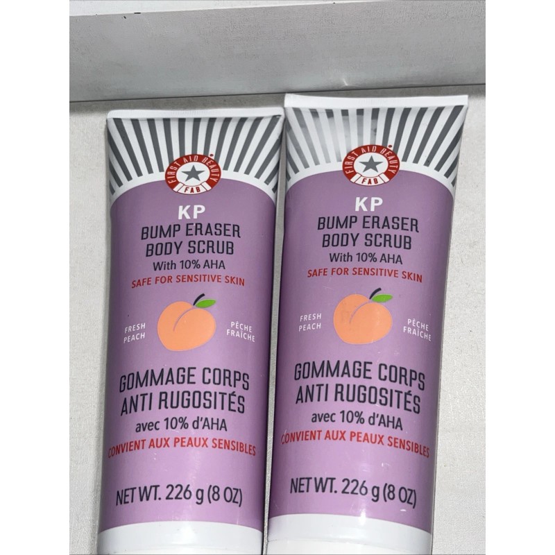 2 Sealed First Aid Beauty KP Bump Eraser Body Scrub,