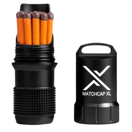 EXOTAC - MATCHCAP XL Waterproof Camping Match Kit Holder with Integrated Striker