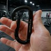 DanRaw Pro Heavy-Duty Black Carabiner Clips (2-Pack or 4-pack) Gym