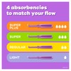 Tampax, Radiant Tampons, Plastic Applicator, Light Absorbency, 14 Count