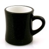 Ceramic Diner Campfire Mugs, 10oz, Set of 4 (Black)
