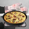 Oplp Funny Pink Cute Cats Oven Mitts and Pot Holders