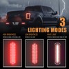 AT-HAIHAN Pack of 2 Oval Red LED Trailer Stop Brake