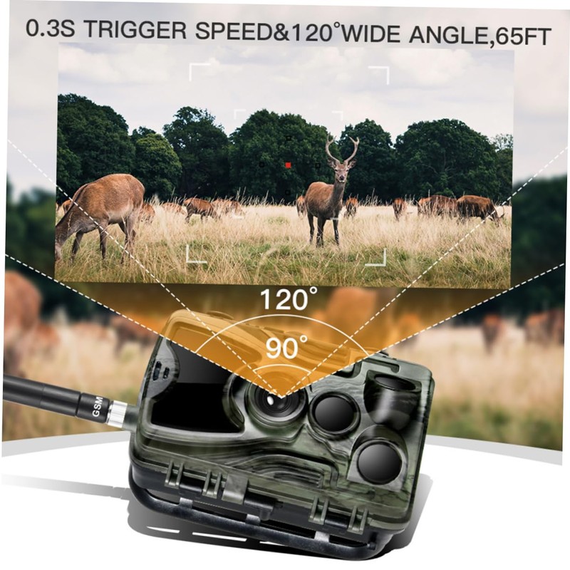 Gatuida 801m Camera Hd Recording Motion Sensor Scouting Camera for