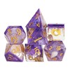 7pcs Resin Role Playing Game Dice Men Women Portable Exquisite