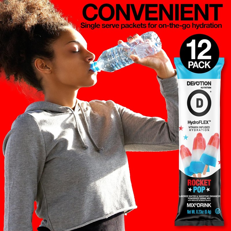 Devotion Nutrition HydroFLEX Water Flavoring Packets – Sugar-Free Hydration with