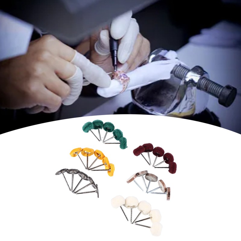 30Pcs Polishing Buffing Wheel Kit Metal Rust Removal with 0.4cm