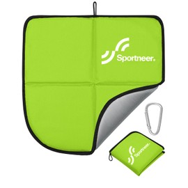 Sportneer Outdoor Seat Cushion, 40 x 40 cm Seat Pad Outdoor Waterproof Oxford Fabric Thermal Seat Cushion Foldable for Camping, Hiking, Stadium and On the Go