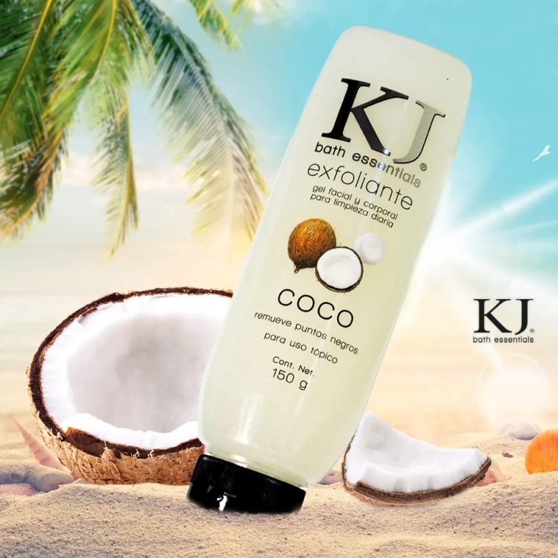 Exfoliante en Gel Facial y Corporal KJ con Extracto de