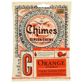 Chimes All Natural Orange Ginger Chews - 5 oz Bag