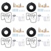 4 Pack Carburetor Repair Kit Compatible for 1982-1983 Honda V45