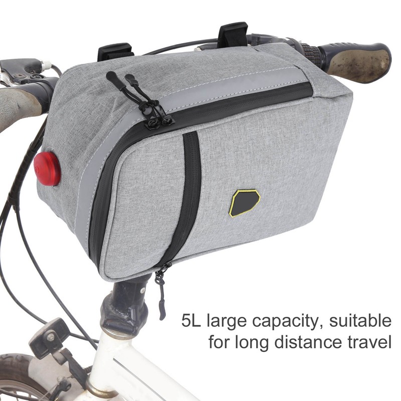 Folding Bicycle Lithium Battery Tail Bag Bike Trunk Rear Pouch
