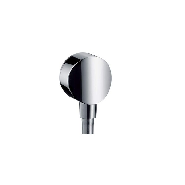 hansgrohe 27456000 FixFit Wall Outlet S with Non-Return Valve Chrome, Silver