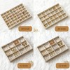 KATISYIO Large Velvet Jewelry Drawer Organizer Trays Set of 4