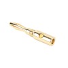 10PCS Banana Plugs 4mm Audio Jack Connector Solderless Six Blade