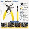 2-in-1 Circlip Pliers for Snap Ring Removal – High-Carbon Steel