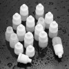 Hslife 100pcs Plastic Dropper Bottles 2ML Empty Squeezable Liquid Dropper