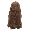 Women Long Curly Wigs Central Parting Universal Wig Headgear for