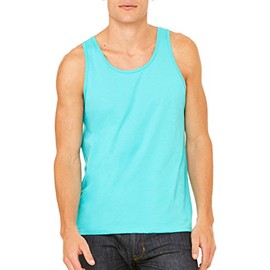 Bella + Canvas Unisex Jersey Tank M TEAL