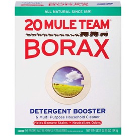 20 Mule Team Borax Detergent Booster & Household Cleaner - 65 Ounce (Pack of 2)
