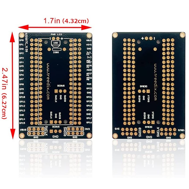 Treedix Breakout Board GPIO Extension Board Kit Pin Header Terminal