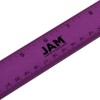 JAM PAPER Strong Aluminum Ruler - 12 Inch - Metal