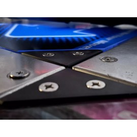 Countersunk Corner Bracket for Dance Dance Revolution (DDR) Arcade Pad Stage