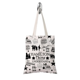 Musical Makeup Bag Musical Quote Cosmetic Bag Musical Inspired Gift For Women Musical Gift (HAMILTON tote Thing)