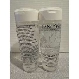 Lancome 2x Lancôme EAU MICELLAIRE DOUCEUR CLEANSING WATER 1.7oz Each Total 3.4oz Travel