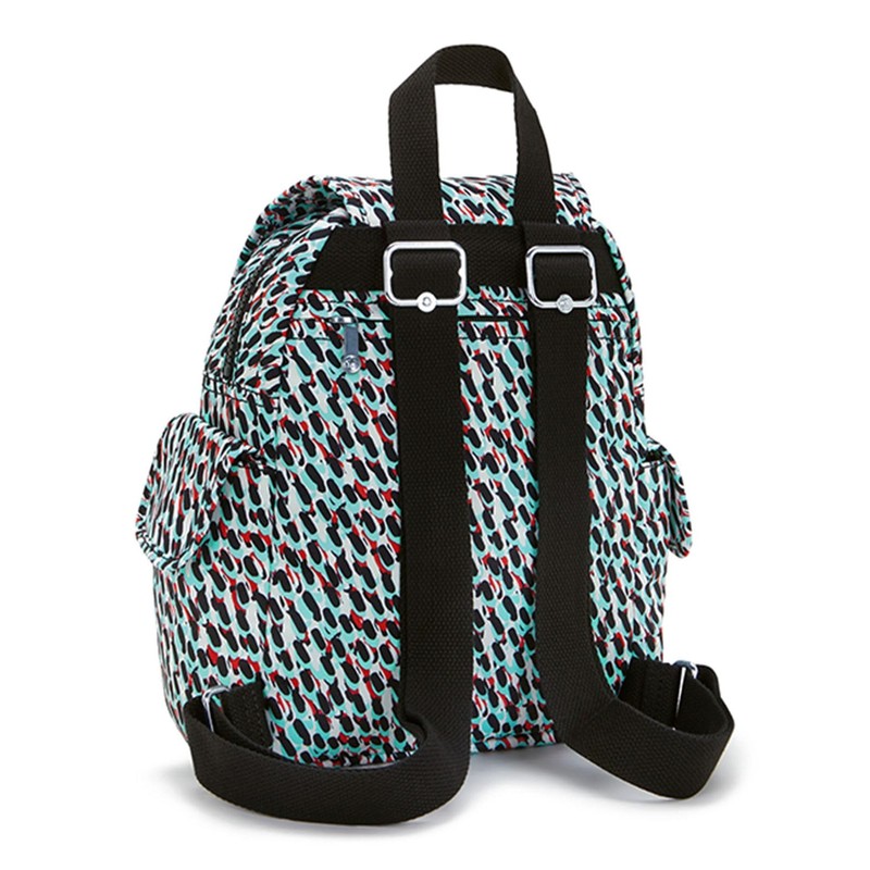 Kipling CITY PACK MINI Small backpack, Abstract Print (White)
