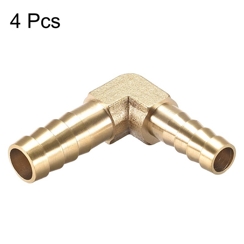 sourcing map Hose Adaptor 90 Degrees 10 mm to 8