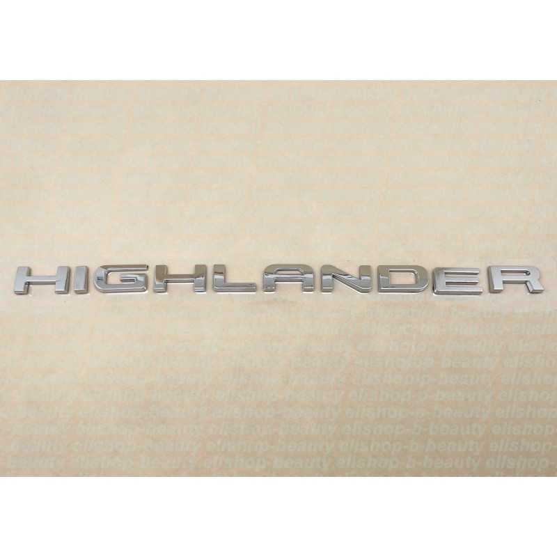 Toyota OEM Silver Rear HIGHLANDER Letter Emblem Badge Fit 2020-2022