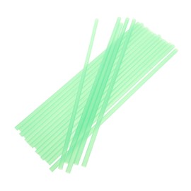 PACKOVE 200 Pcs Disposable Plastic Straws Mouth Eco Friendly Smoothie Drink Straws for Birthday Wedding Party Favors Suitable for Hot and Cold Beverages