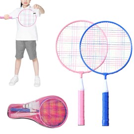 Shuttlecock Set Badminton Racket Set of 2 or 4 for Adults Children, Rackets, Shuttlecocks and Carry Bag Included