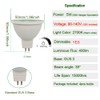 CIKAMIO mr16 led Bulb dimmable 120v 110V 5W 2700K Warm