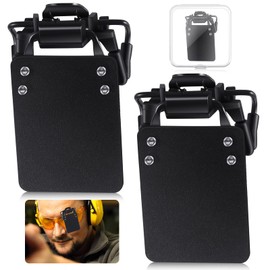 Hungdao 2 Packs International Standard Shooting Glasses Patch Shooting Patches for Glasses Shooting Blinders Target Aid (3 x 4 cm)