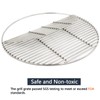 Hongso 18.5" SUS304 Round Cooking Grid Grates for Large Big