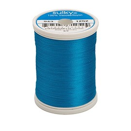 Sulky Of America 268d 40wt 2-Ply Rayon Thread, 850 yd, Bright Peacock