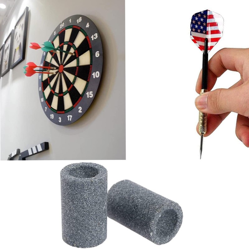 JEOPKO 3 pcs Dart Sharpener,Dart Sharpening Sand Stones for Dart