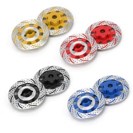 Vbest life 1/7 RC Car Aluminium Alloy Wheel Brake Disc, RC Upgrade Part Suitable for Traxxas Unlimited Desert Racer UDR (Red)