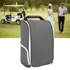 Golf Shoe Bag Wear Resistant PU Leather Portable Sports Travel