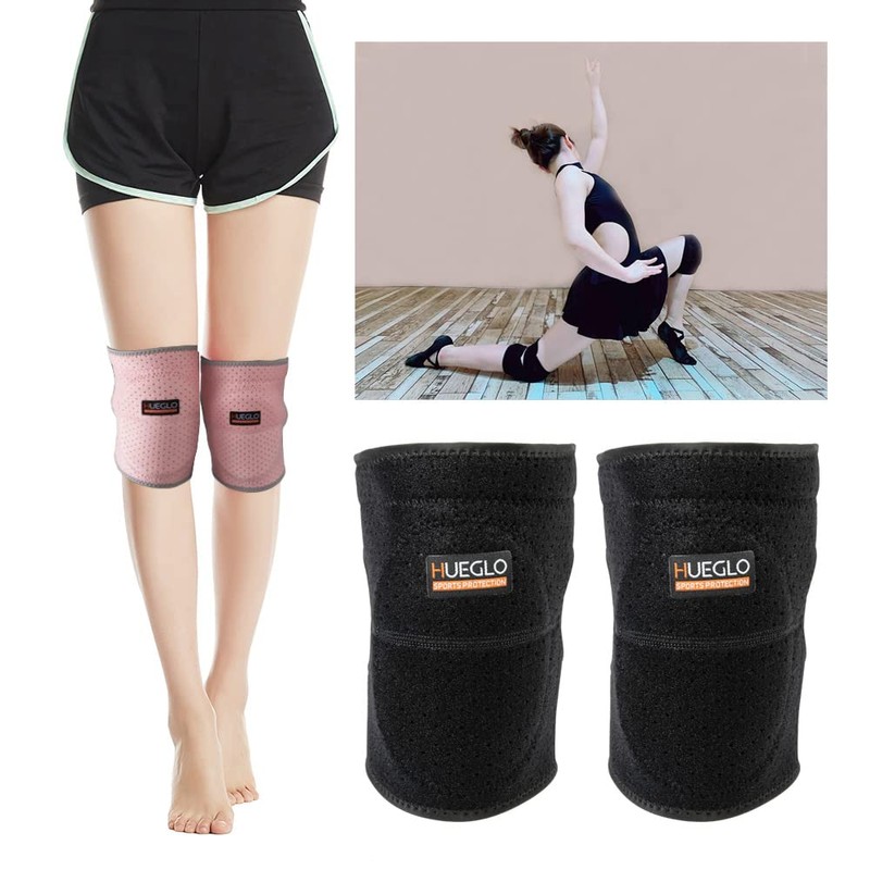 HUEGLO Sponge Knee Pads for Dancers,Kids Volleyball Knee Pad Protective