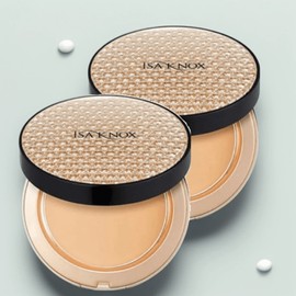 Isa Knox Cover Supreme Rich Essence Two Way Pact 10g, No. 21 Light Beige, 2 pcs. / 이자녹스 커버 수프림 리치 에센스 투웨이 팩트 10g, 21호 라이트 베이지, 2개